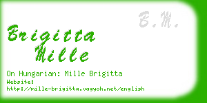 brigitta mille business card